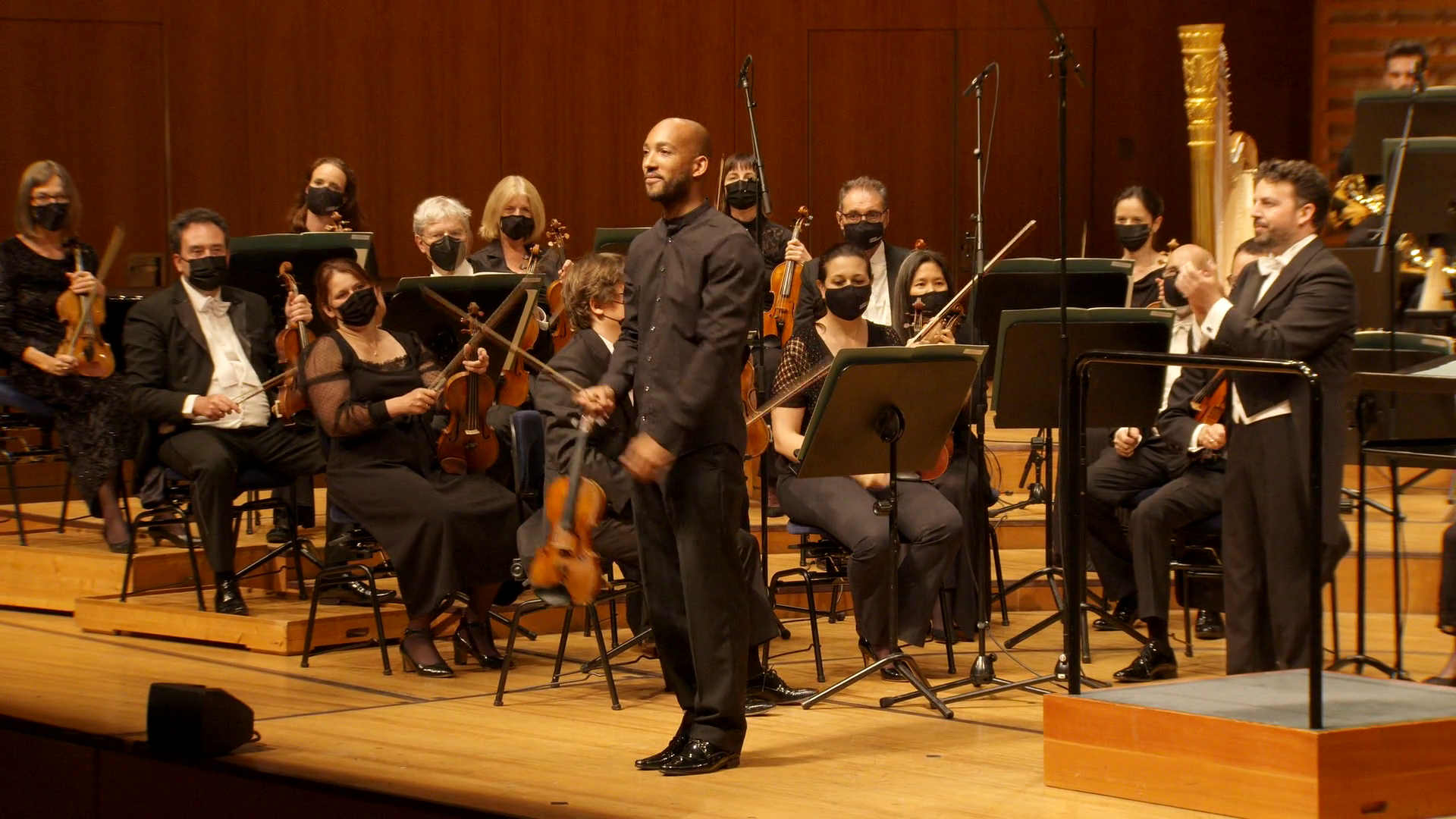 Renato im KKL mit dem LSO